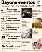 Cartel Conciertos Pilar Bayona