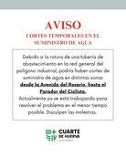 Aviso Corte De Agua 17022026