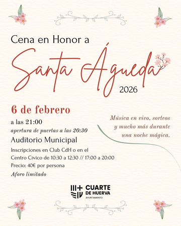 Santa Águeda Cartel Completo Santa Águeda Cartel Completo