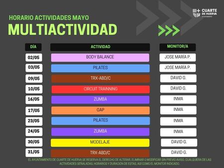 Multiactividad Mayo