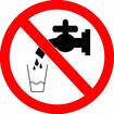 Agua No Potable Icono