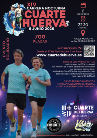Cartel Carrera Nocturna 2026