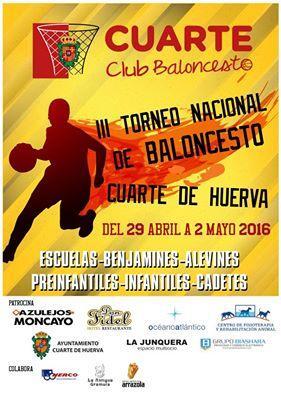 III TORNEO NACIONAL DE BALONCESTO CUARTE DE HUERVA - Ayuntamiento de ... III TORNEO NACIONAL DE BALONCESTO CUARTE DE HUERVA - Ayuntamiento de ...
