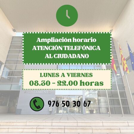 AmpliaciÓn Horario AtenciÓn TelefÓnica Al Ciudadano 